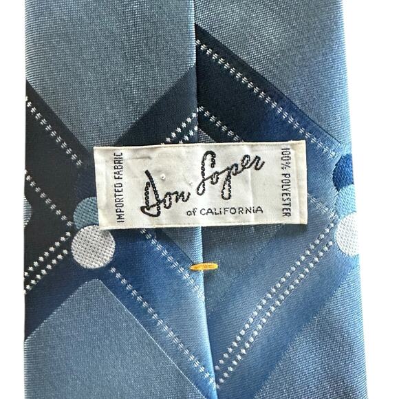 Vintage Neck Ties Don Loper & Johnny Carson 4 Tie Lot Silk Retro Vibrant Necktie - Picture 4 of 5